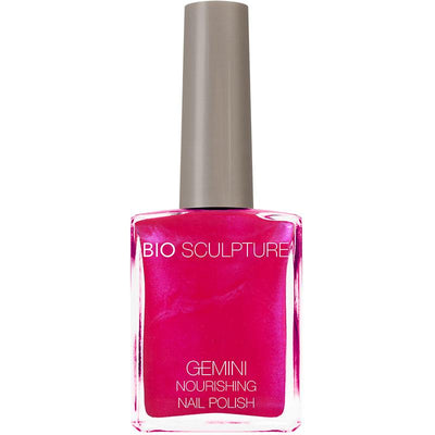 Bright pink nail polish
