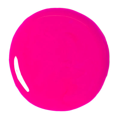Fluorescent pink nail gel