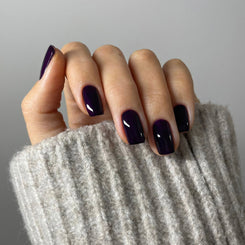 dark purple nail gel
