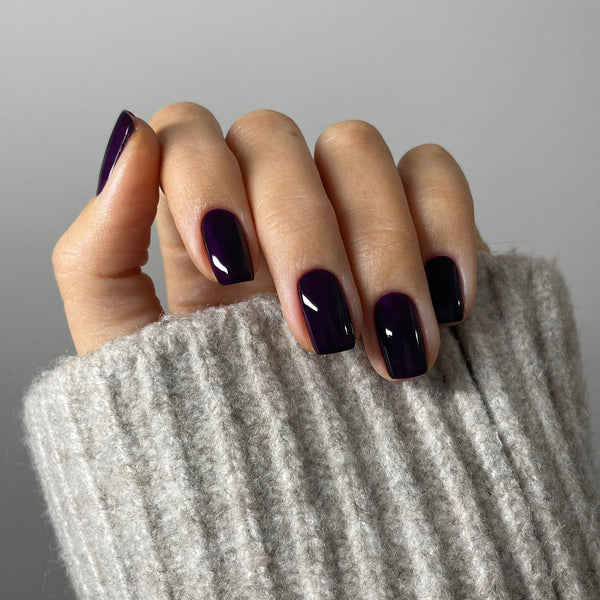 dark purple polish