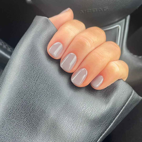 Grey nail gel
