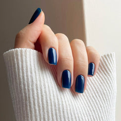 Deep blue nail gel