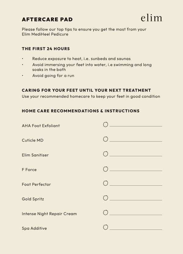 Aftercare Pad (50 Sheets)