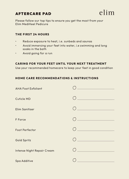 Aftercare Pad (50 Sheets)
