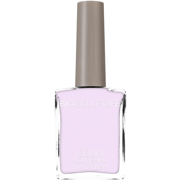 Sheer lilac nail polish