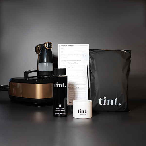 tint. spray tan kit & online training