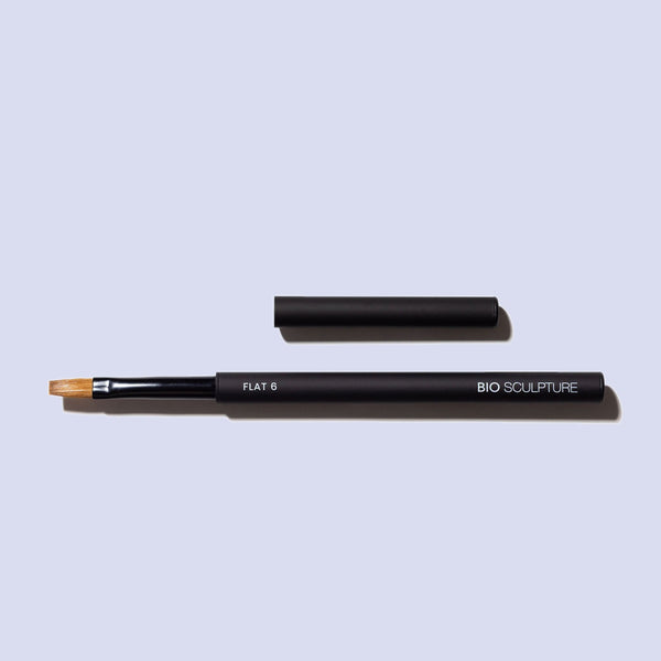 Premium Natural No. 6 Flat Brush