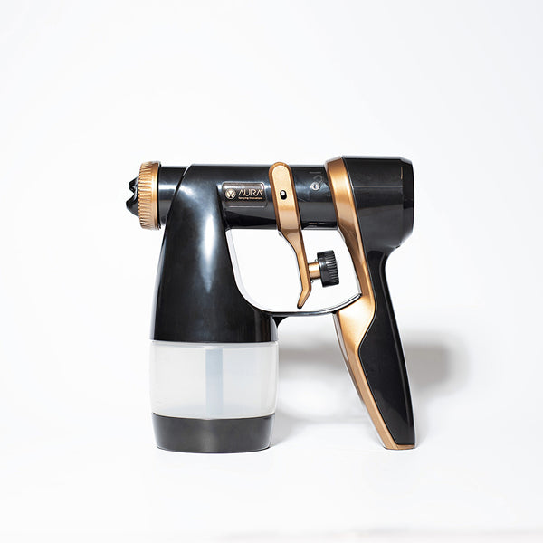 tint. aura spray tan machine and gun
