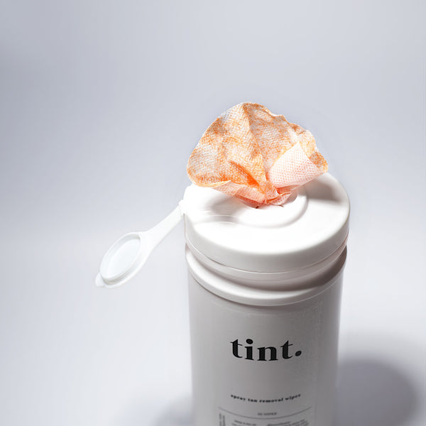 tint. exfoliating wipes