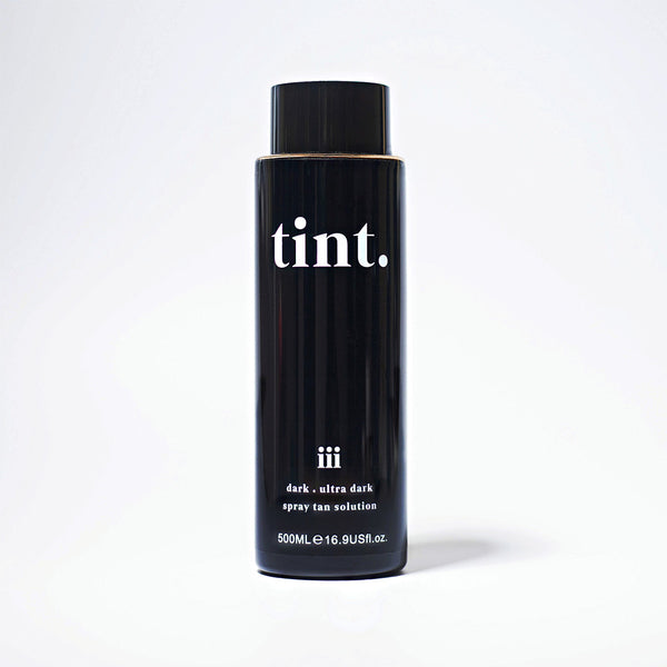 tint. dark . ultra dark - iii - spray tan solution