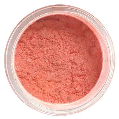 Apricot nail chrome powder