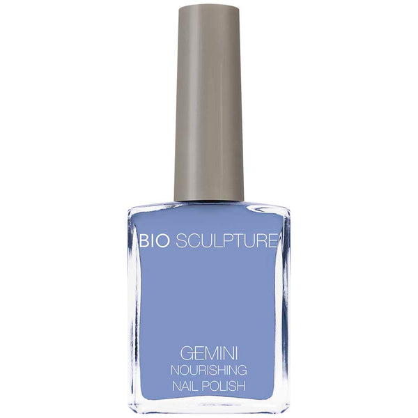 Sky blue nail polish