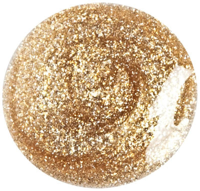 Soft gold glitter nail gel