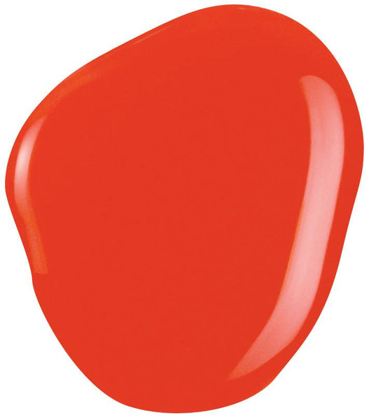 Orange red nail gel