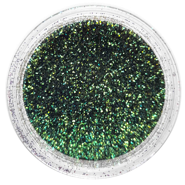 Emerald nail glitter