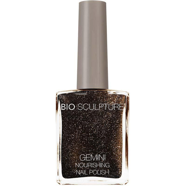 Bronze glitter nail polish