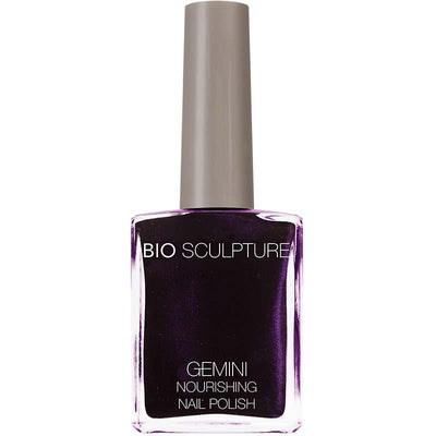 Deep purple nail polish