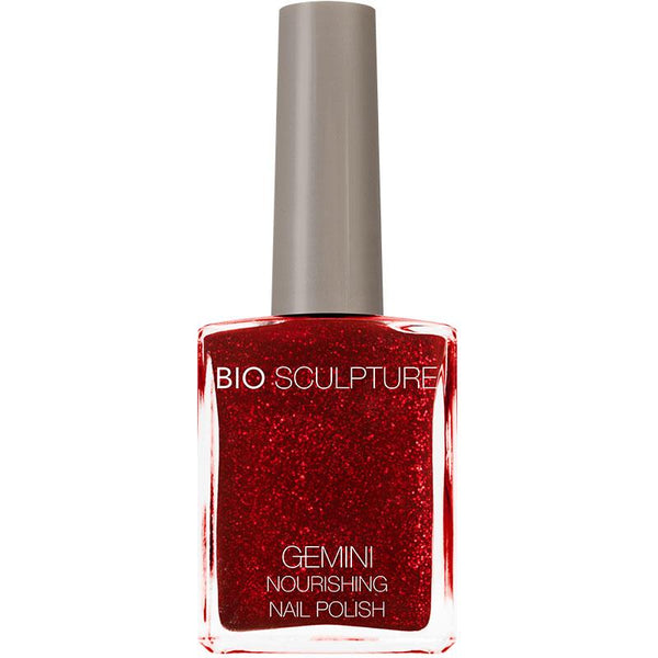 Red glitter nail polish