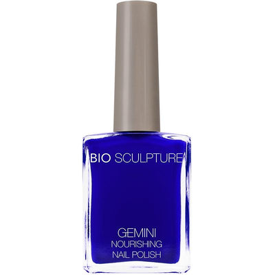 Blue nail polish
