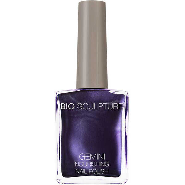Purple blue nail polish