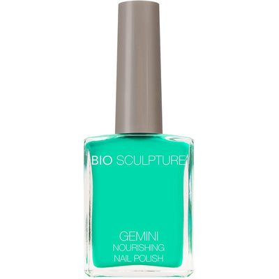 Aqua blue nail polish