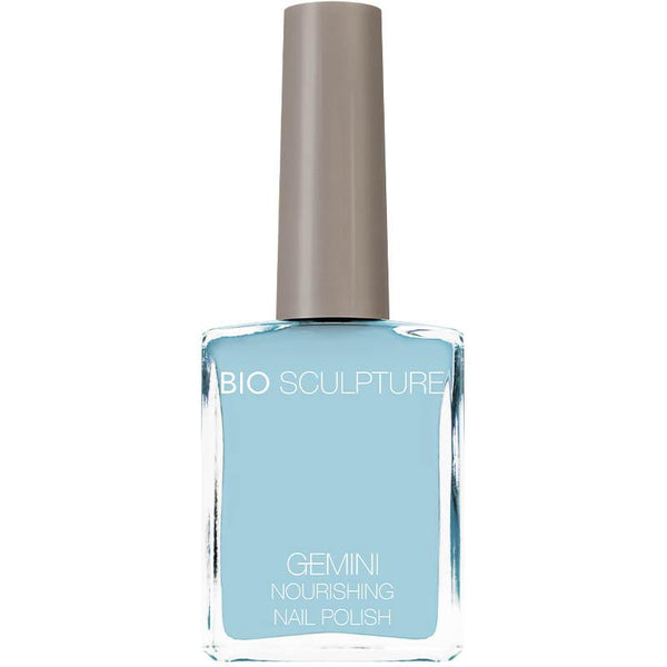 Sky blue nail polish