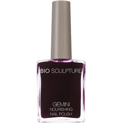 Dark purple nail polish