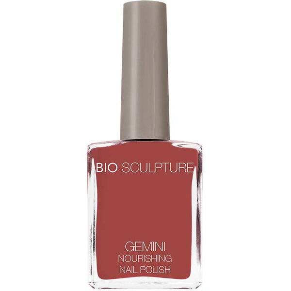 Dusky red nail polish