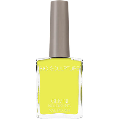 Neon yellow nail polish