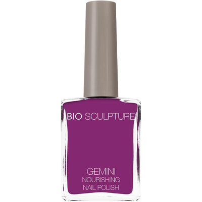 Bright purple nail polish