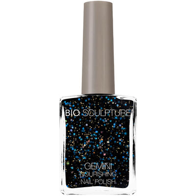 Dark glitter nail polish