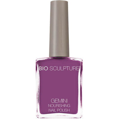 Bright purple nail polish