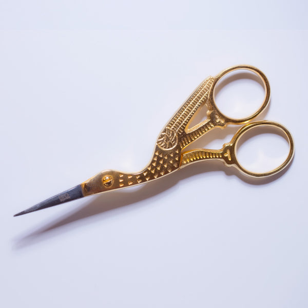 Scissors Gold Stork long blade