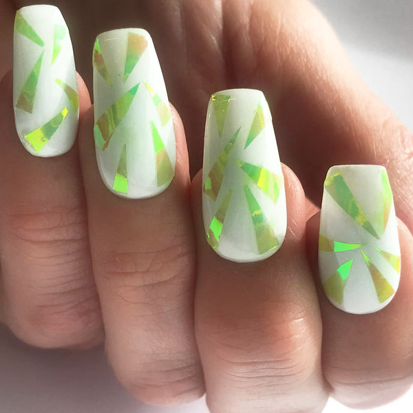 Lime foil nails