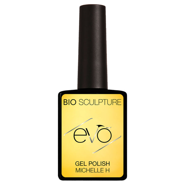 Sheer yellow nail gel