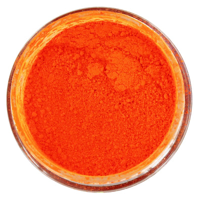 Neon orange nail powder 