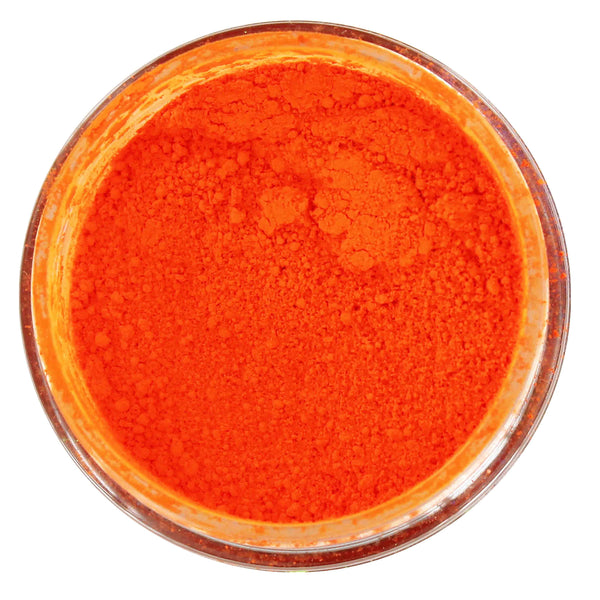 Neon orange nail powder 