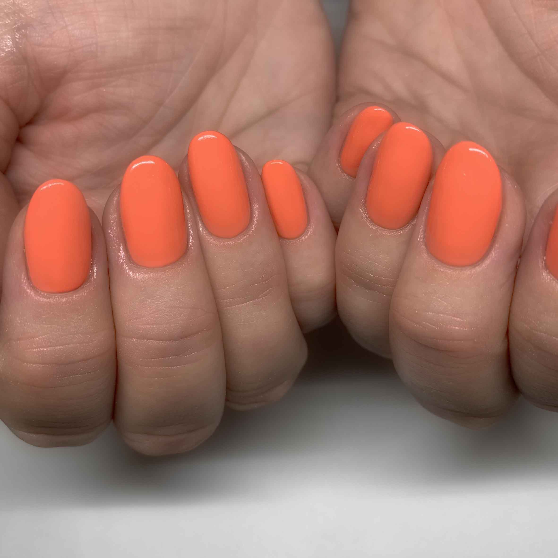Buy CORAL LICIOUS Orange Peach Coral Nail Polish / Natural Polish / Spring  Nails / Eco Created Colors Online in India - Etsy