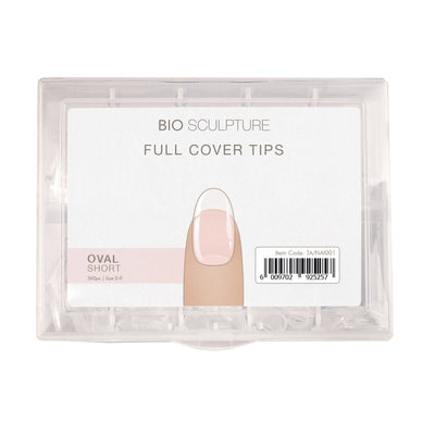 Full Cover Nail Tips -  Oval Short (360 pieces) - Tip Box