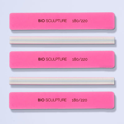 Bright Pink Sponge Buff - 180 / 220 (Pack of 5)