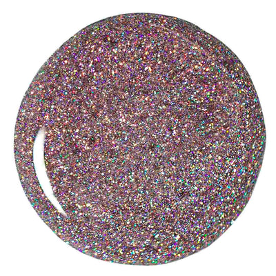 Glitter nail gel